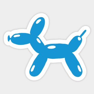 Blue Balloon Dog Sticker